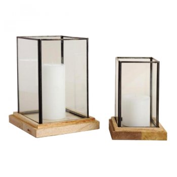 Wood & metal lantern Merchants of India products