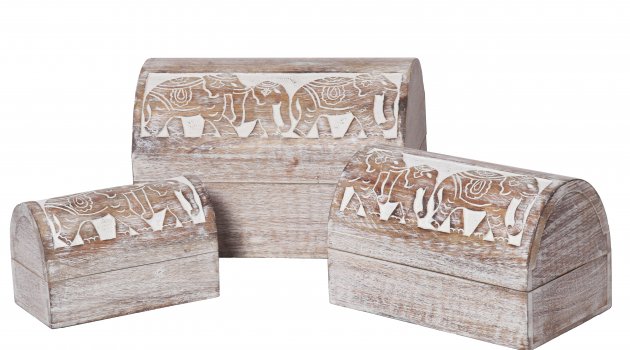 Carved Wooden Box Merchants of India products