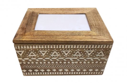 Carved Wooden Box Merchants of India products